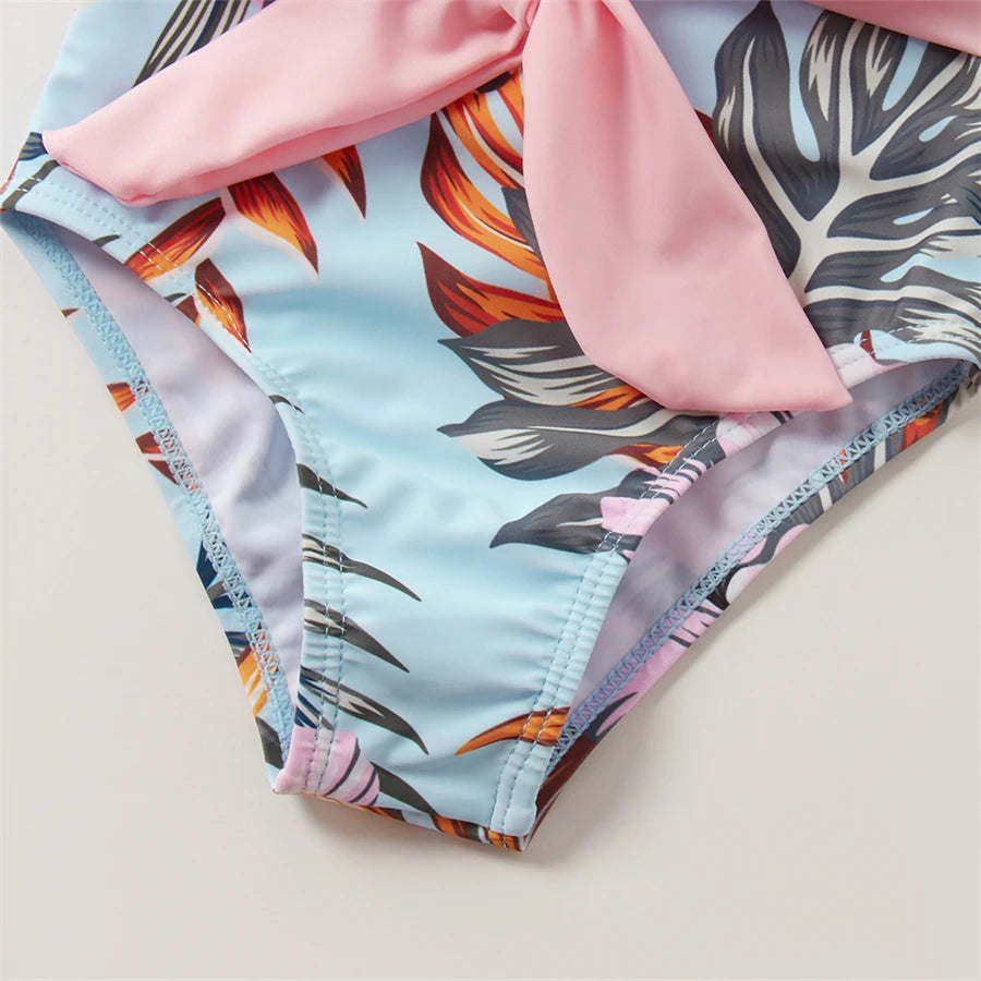 Tropical Leaf Family Swimsuits