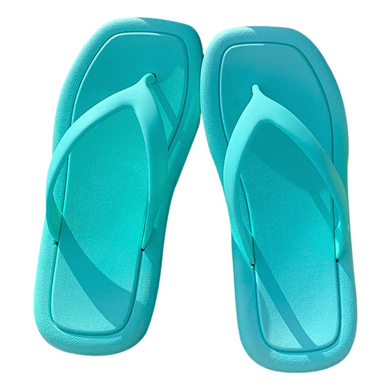 Square Head Flip Flops