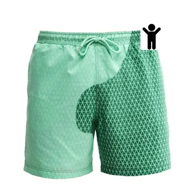 Water Change Color Beach Trunks -children