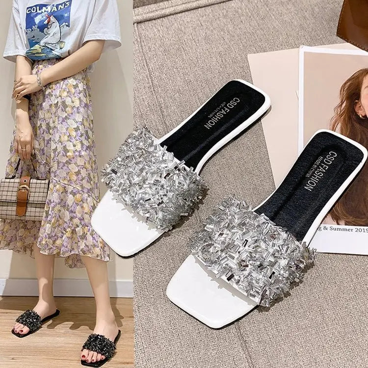 Bling Rhinestone Slippers