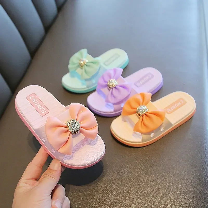 Butterfly-knot Girls Slides