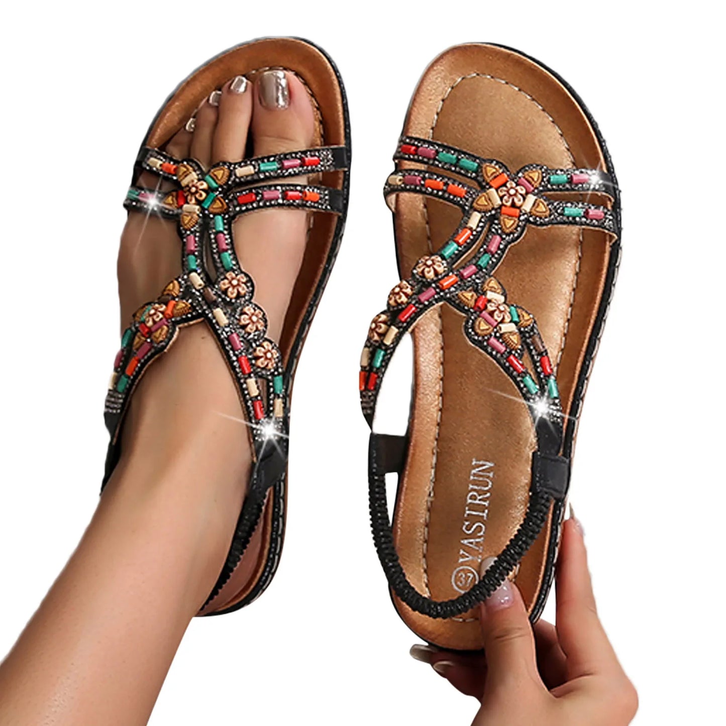 Bohemian Style Flat Sandals