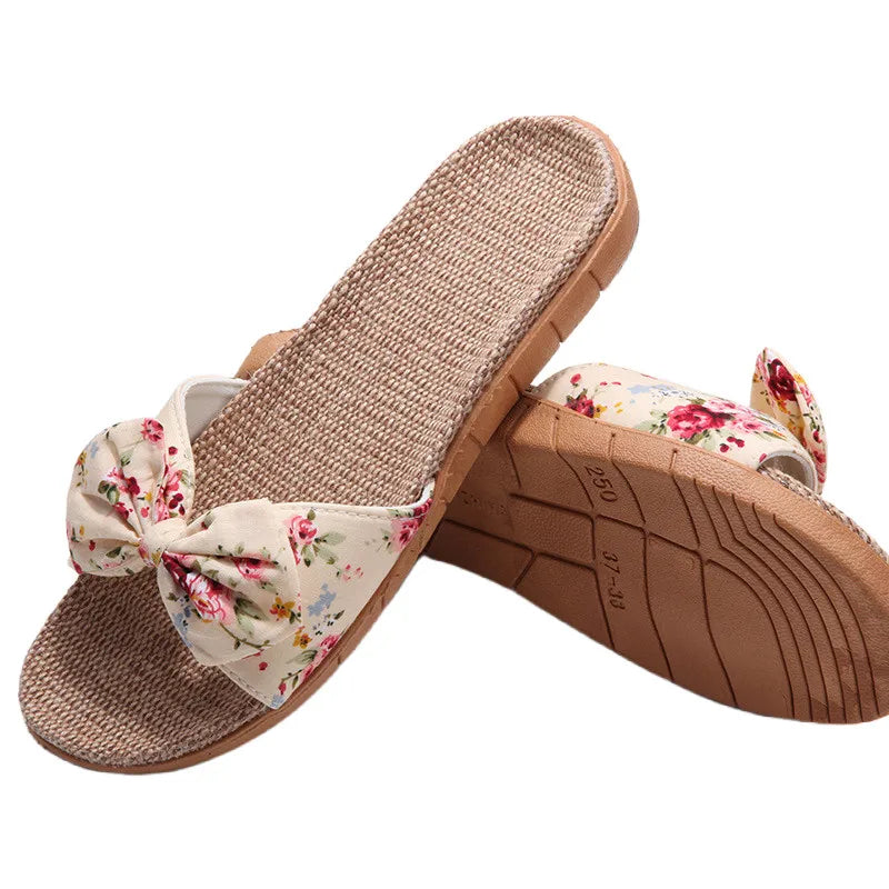 Bohemia Bow Flip Flops