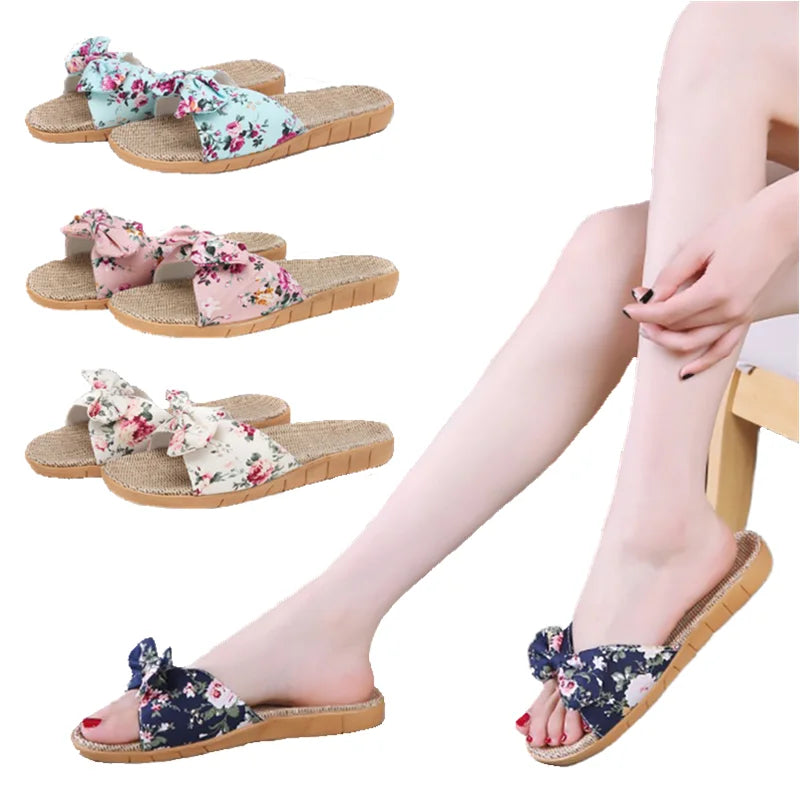 Bohemia Bow Flip Flops