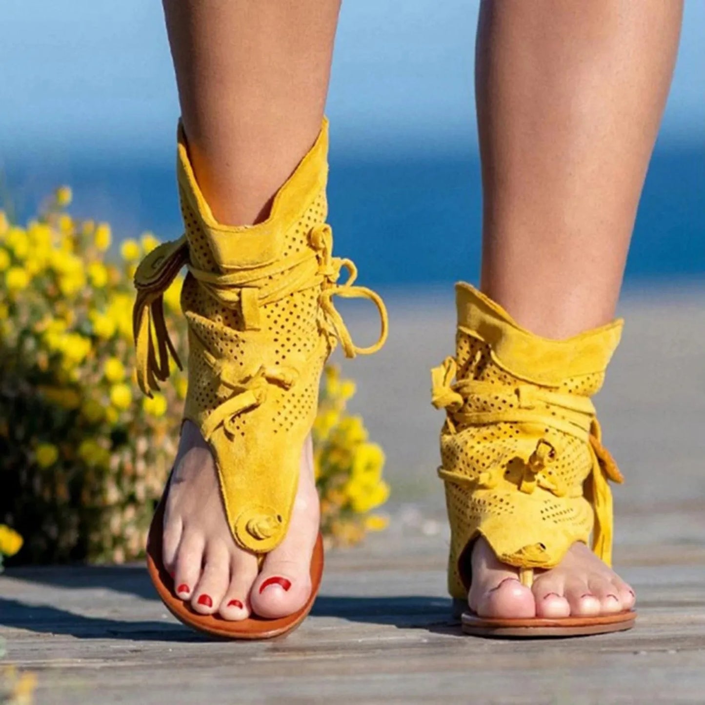 Tassel Roman Beach Shoes