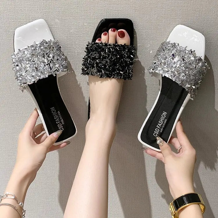 Bling Rhinestone Slippers