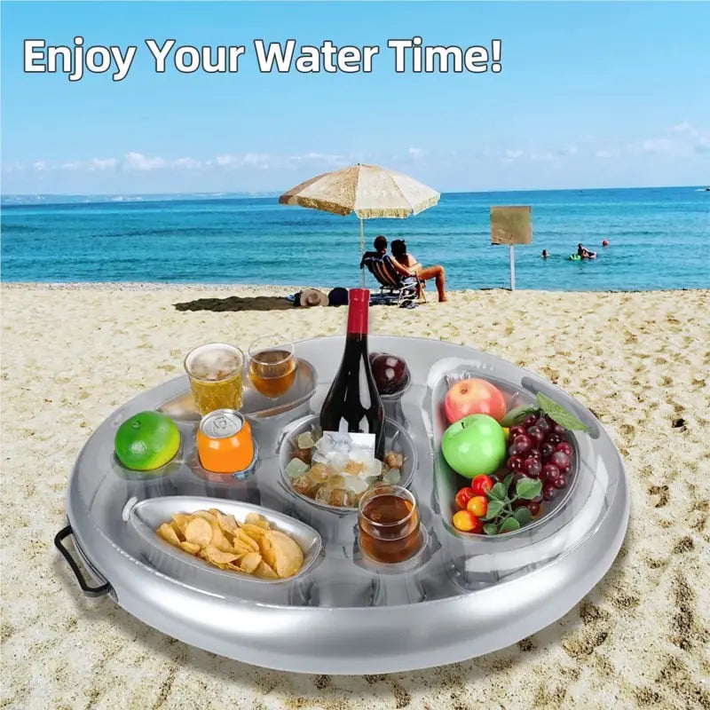 Inflatable 8-Hole Drink Holder